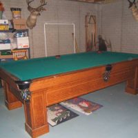 Pool Table Antique Brunswick