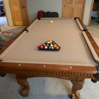8' Pool Table with Ping Pong Table