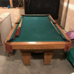8ft Brunswick Pool Table (SOLD)